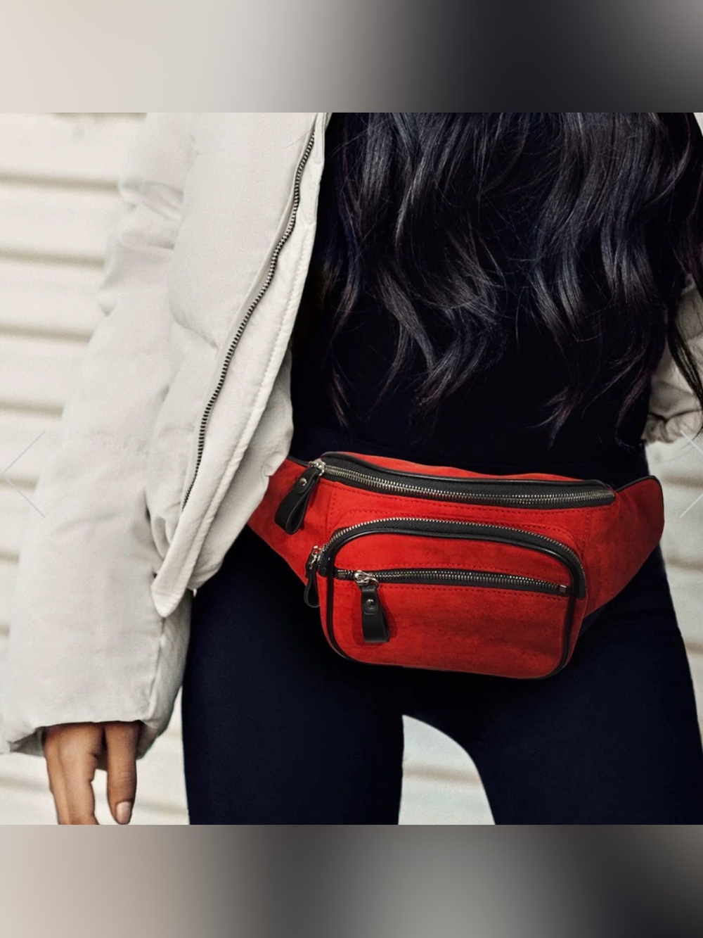 Expression NYC Red Men's Belt Bag/FannyPack